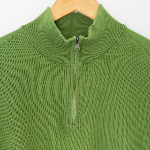 Banana Republic Supima Cotton Half-Zip Sweater Size XL - Picture 4 of 8